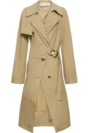 J.W.Anderson Cotton Twill Trench Coat W/ Buckle