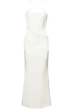 16Arlington Esteli Satin Corset Midi Dress