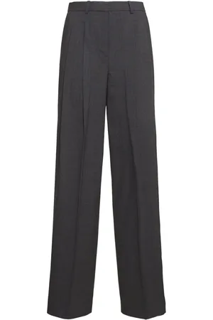 THEORY Pleated Wool Blend Pants