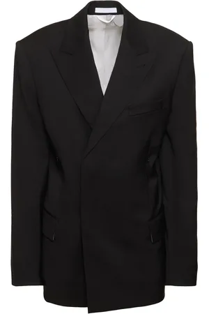 Helmut Lang Tailored Wool Double Breast Blazer