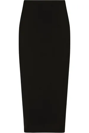 St Agni Low Waist Midi Pencil Skirt