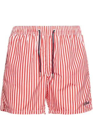 MC2 SAINT BARTH Striped Print Tech Swim Shorts