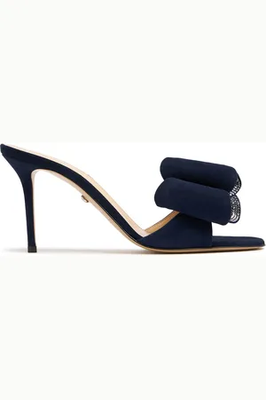 Mach & Mach 85mm Le Cadeau Suede Mules