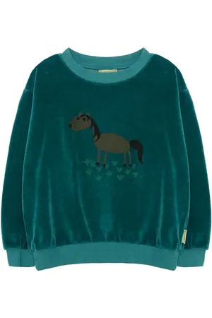 Weekend House Kids Embroidered Organic Cotton Sweatshirt