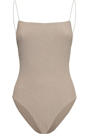 Totême Smocked One Piece Swimsuit