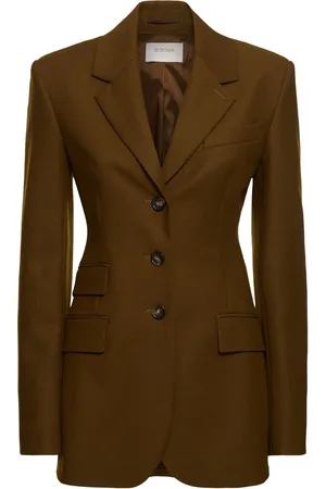 Sportmax Opice Double Breast Flannel Blazer