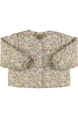 The New Society Printed Recycled Poly Quilted Jacket