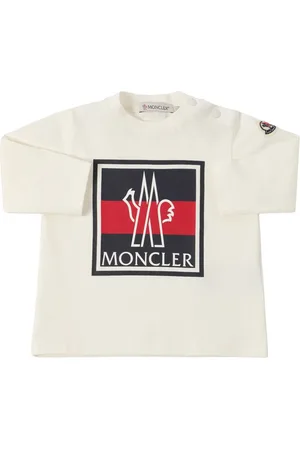 Moncler Logo Stretch Cotton Long Sleeve T-shirt