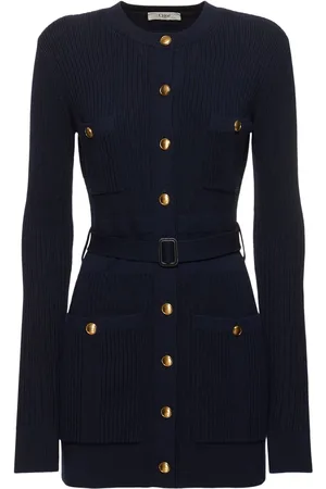 Chloé Wool Blend Knit Long Cardigan W/belt