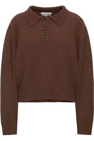 Loulou Studio Homere Cashmere Polo Sweater