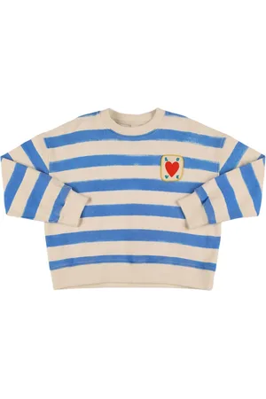 Jelly Mallow Printed Cotton Crewneck Sweatshirt