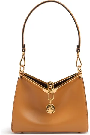 Etro Small Vela Leather Shoulder Bag