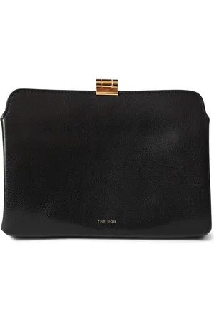 The Row Amazon Shiny Kid Leather Clutch