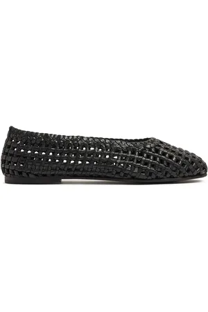 St Agni 5mm Macramé Mesh Ballerina Flats