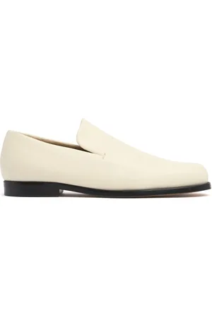Khaite 10mm Alessio Leather Loafers