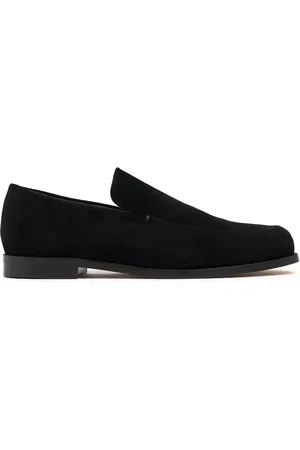 Khaite 10mm Alessio Leather Loafers