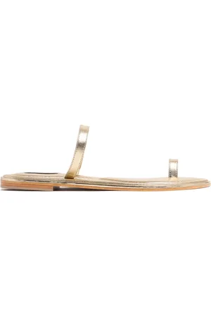 A.Emery 10mm Turi Metallic Leather Sandals
