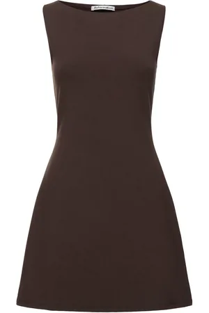 Reformation Nataly Cotton Blend Knit Mini Dress