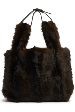Nº21 Poly Faux Fur Bucket Bag
