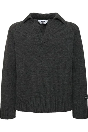 Msgm Ribbed Knit Sweater