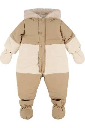 BONPOINT Nylon Down Romper W/hood