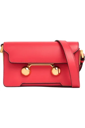 Marni Mini Trunkaroo Leather Shoulder Bag