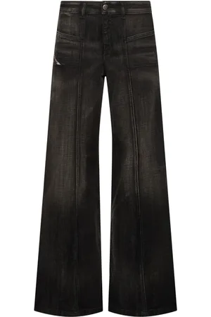 Diesel D-akii High Rise Wide Jeans