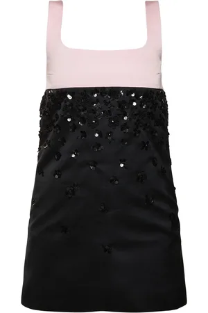 Des Phemmes Embellished Duchesse Mini Dress