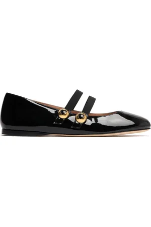 Moschino 5mm Patent Leather Flats