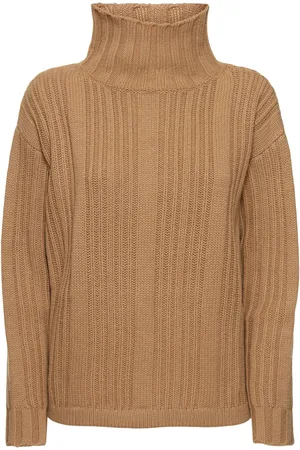 Max Mara Vitalba Wool Knit Turtleneck Sweater