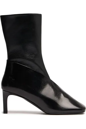 Jil Sander 65mm Leather Ankle Boots