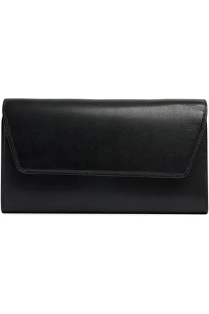 The Row Evening Shiny Leather Clutch