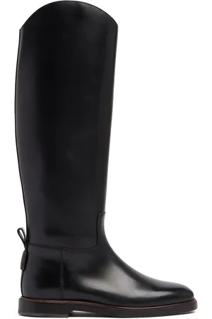 Brunello Cucinelli 20mm Leather Riding Boots