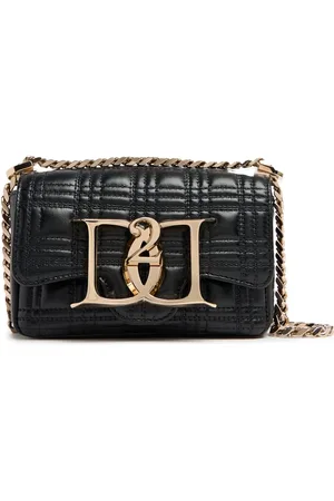 Dsquared2 Double D Velvet Shoulder Bag