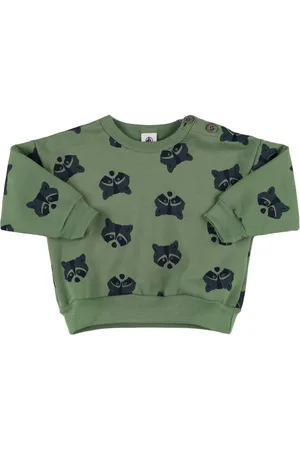 Petit Bateau Printed Cotton Crewneck Sweatshirt