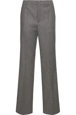 Moncler Wool Blend Flannel Pants