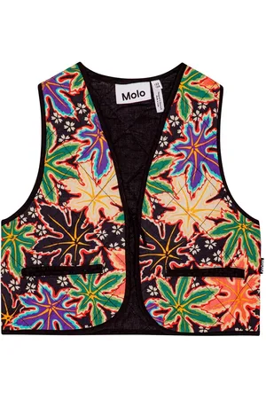 Molo Printed Quilted Viscose Vest