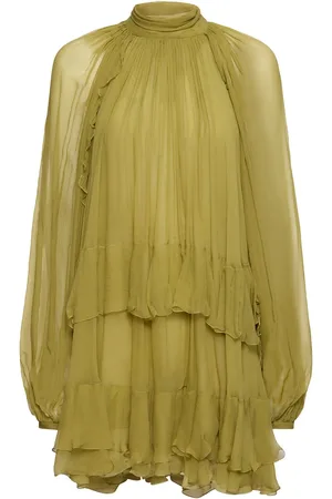 Chloé Silk Mousseline Mini Dress