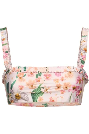 Agua by Agua Bendita Olmo Floral Print Lycra Bikini Top