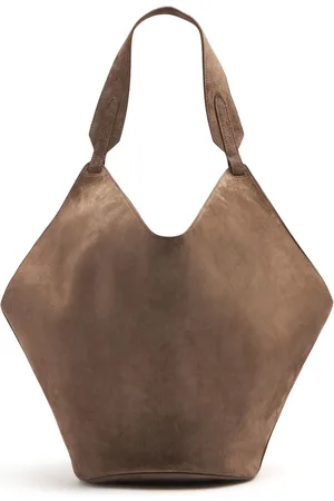Khaite Medium Lotus Suede Tote Bag