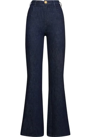 Giambattista Valli High Waist Denim Flared Jeans