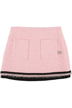 Nº21 Wool Blend Bouclé Skirt