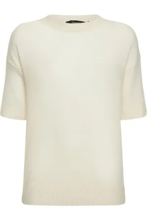 THEORY Short Sleeved Knit Cashmere Sweater
