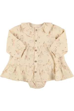 Quincy Mae Printed Organic Cotton Dress
