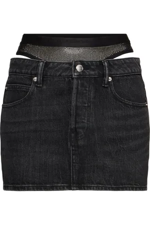 Alexander Wang Mini Skirt W/ Mesh Underwear