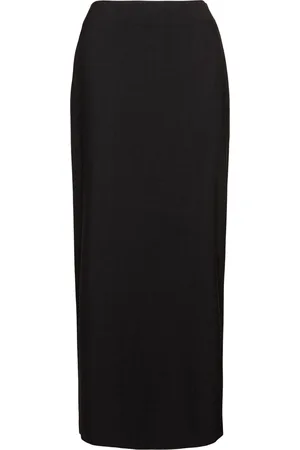 Loulou Studio Samos Wool Blend Knit Long Skirt