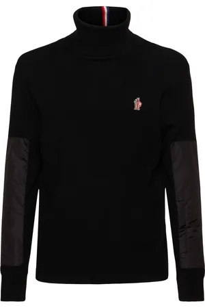 Moncler Stretch Wool Turtleneck Sweatshirt