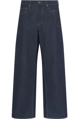 Golden Goose Journey Cotton Denim Wide Jeans