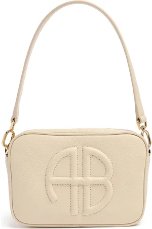 ANINE BING Lili Pebbled Leather Shoulder Bag