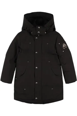 Moose Knuckles Hooded Poly Blend Down Parka